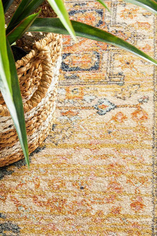 Rug Culture RUGS Alara Rust Transitional Runner Rug