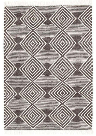 Rug Culture RUGS Alexandria Charcoal Grey Diamond Rug (Clearance)