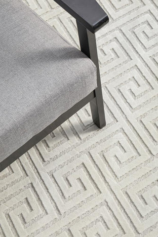 RUG CULTURE RUGS Alice Natural White Geometric Rug