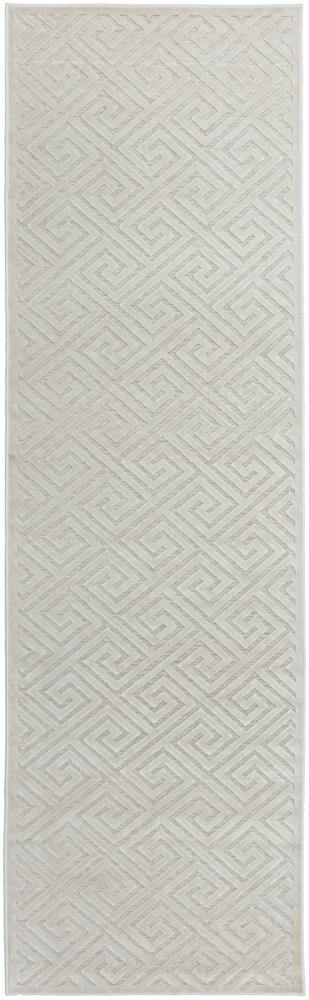 RUG CULTURE RUGS Alice Natural White Geometric Runner Rug