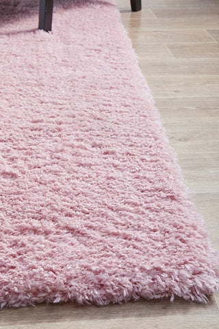 RUG CULTURE RUGS Angel Pink Shag Rug