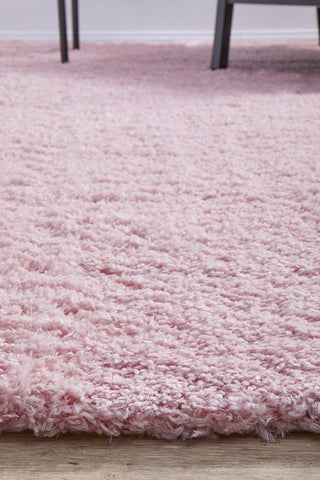 RUG CULTURE RUGS Angel Pink Shag Rug