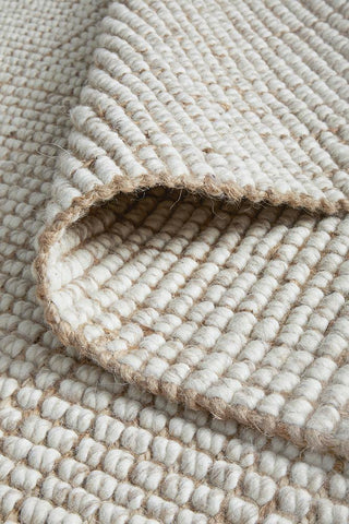 RUG CULTURE RUGS Arabella Natural Wool & Jute Runner