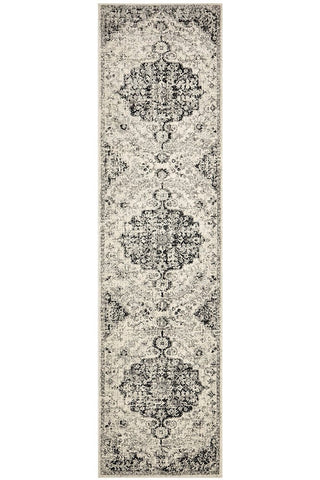 Rug Culture RUGS Athens Charcoal Transitional Runner