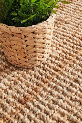 Rug Culture RUGS Atrium Barker Natural Jute Hallway Runner