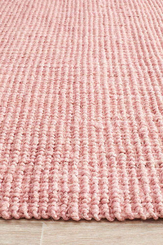 Rug Culture RUGS Atrium Barker Pink Jute Rug