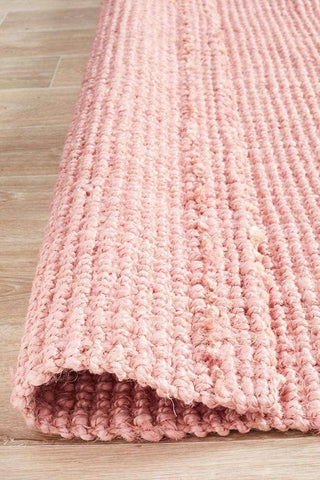 Rug Culture RUGS Atrium Barker Pink Jute Rug