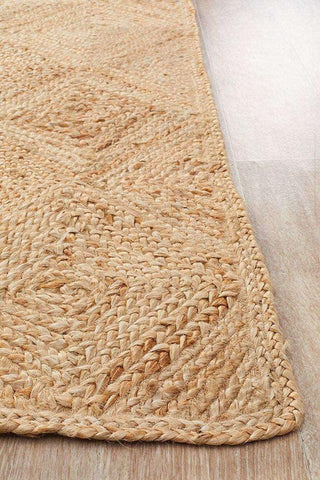 Rug Culture RUGS Atrium Hatch Natural Jute Rug