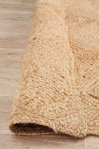 Rug Culture RUGS Atrium Hatch Natural Jute Rug