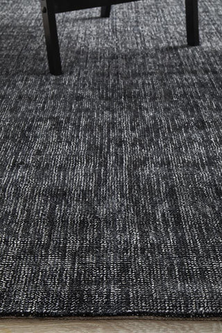 RUG CULTURE RUGS Azure Black Rug