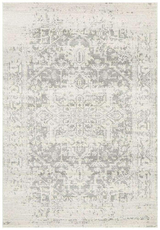 Rug Culture RUGS Bafra Distressed Grey & Ivory Transitional Rug