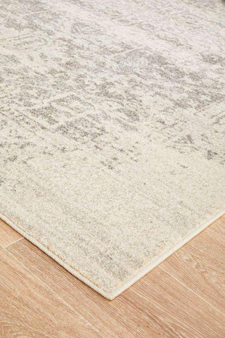 Rug Culture RUGS Bafra Distressed Grey & Ivory Transitional Rug