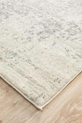 Rug Culture RUGS Bafra Distressed Grey & Ivory Transitional Runner Rug