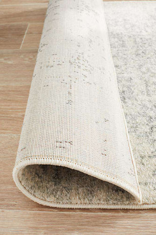 Rug Culture RUGS Bafra Distressed Grey & Ivory Transitional Runner Rug