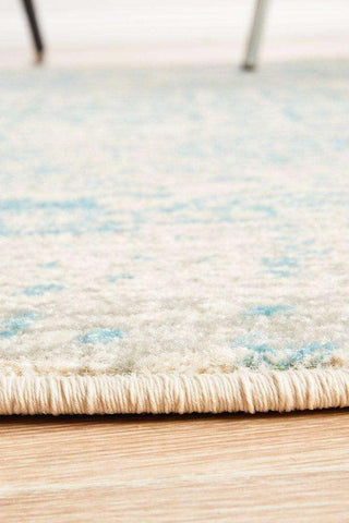 Rug Culture RUGS Bafra Light Blue Transitional Round Rug