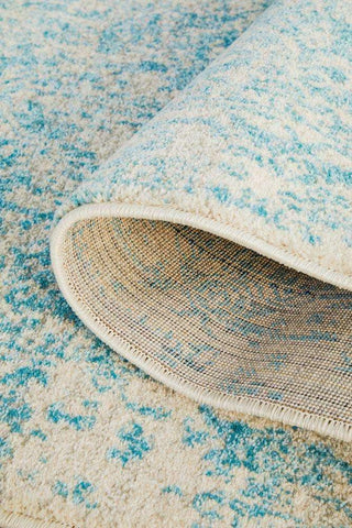 Rug Culture RUGS Bafra Light Blue Transitional Runner