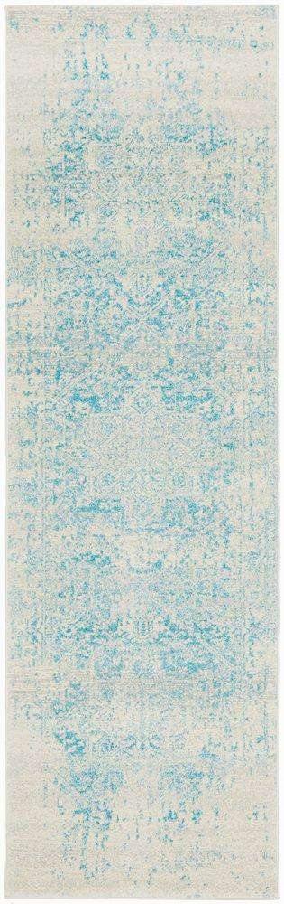 Rug Culture RUGS Bafra Light Blue Transitional Runner