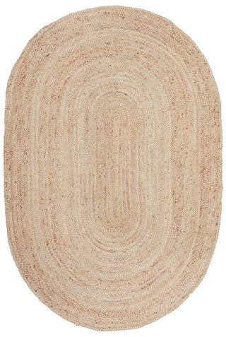 Rug Culture RUGS Bondi Natural Jute Oval Rug