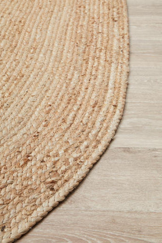 Rug Culture RUGS Bondi Natural Jute Oval Rug