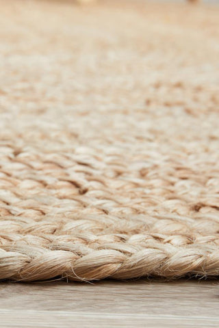 Rug Culture RUGS Bondi Natural Jute Oval Rug