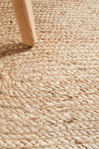 Rug Culture RUGS Bondi Natural Jute Oval Rug