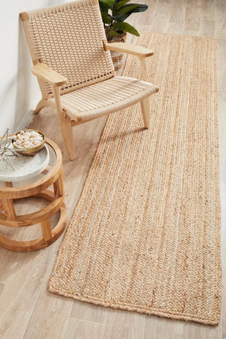 Rug Culture RUGS Bondi Natural Jute Runner