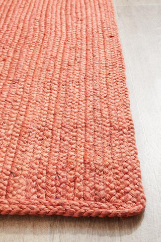 Rug Culture RUGS Bondi Terracotta Jute Runner