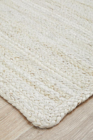 Rug Culture RUGS Bondi White Jute Rug