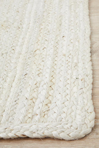 Rug Culture RUGS Bondi White Jute Rug