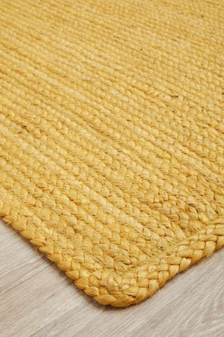 Rug Culture RUGS Bondi Yellow Jute Rug