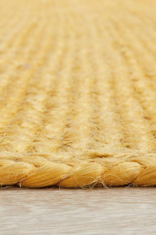 Rug Culture RUGS Bondi Yellow Jute Rug