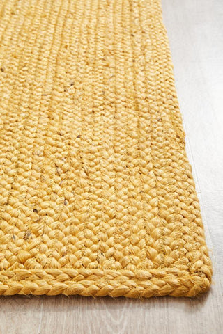 Rug Culture RUGS Bondi Yellow Jute Runner