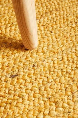 Rug Culture RUGS Bondi Yellow Jute Runner