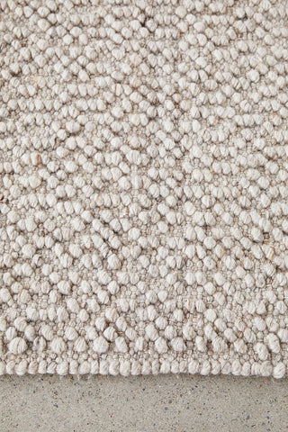 RUG CULTURE RUGS Boucle Natural Wool Rug