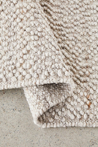 RUG CULTURE RUGS Boucle Natural Wool Rug