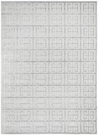 RUG CULTURE RUGS Brenda Silver Geometric Rug