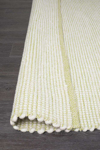 Rug Culture RUGS Brooklyn Lime Green Wool Rug