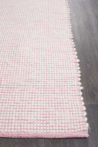 Rug Culture RUGS Brooklyn Pink Wool Rug