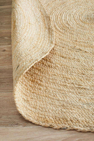 Rug Culture RUGS Burleigh Bleached Jute Round Rug