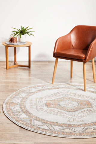 RUG CULTURE RUGS Caitlen Natural Round Rug