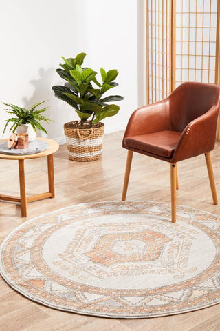 RUG CULTURE RUGS Caitlen Natural Round Rug