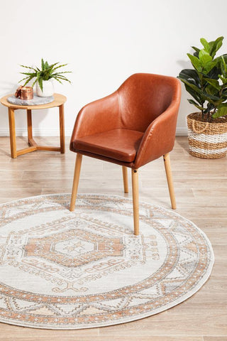 RUG CULTURE RUGS Caitlen Natural Round Rug