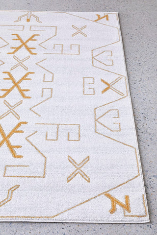 RUG CULTURE RUGS Cala Gold Geometric Rug