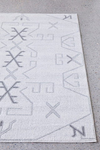 RUG CULTURE RUGS Cala Grey Geometric Rug