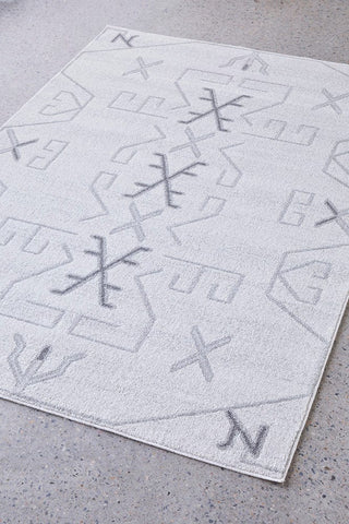 RUG CULTURE RUGS Cala Grey Geometric Rug