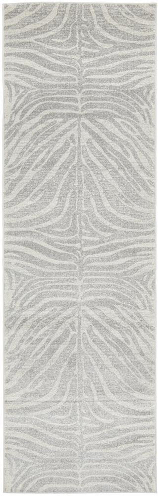 Rug Culture RUGS Chrome Savannah Silver Runner Rug