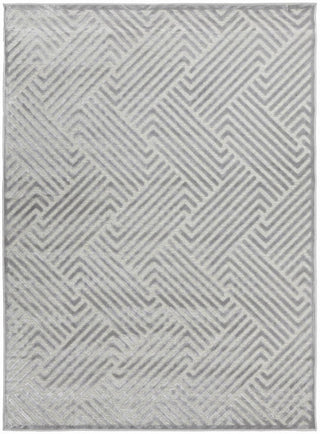 RUG CULTURE RUGS Cindy Silver Geometric Rug