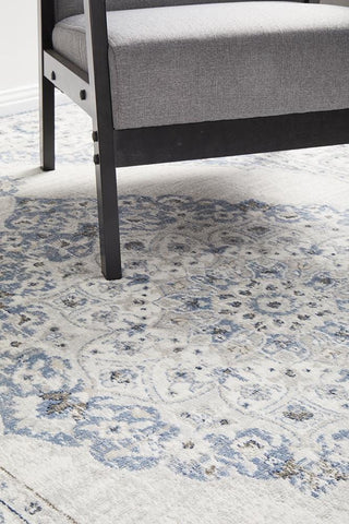 RUG CULTURE RUGS Clara Blue Transitional Rug