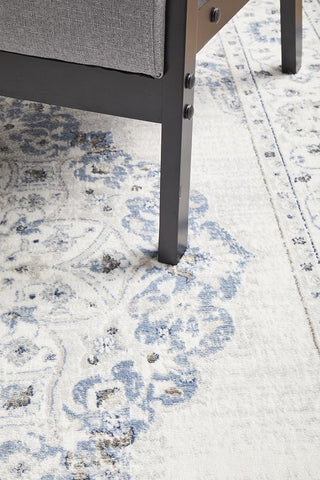 RUG CULTURE RUGS Clara Blue Transitional Rug