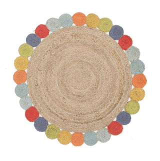 Rug Culture RUGS Daisy Round Jute Rug